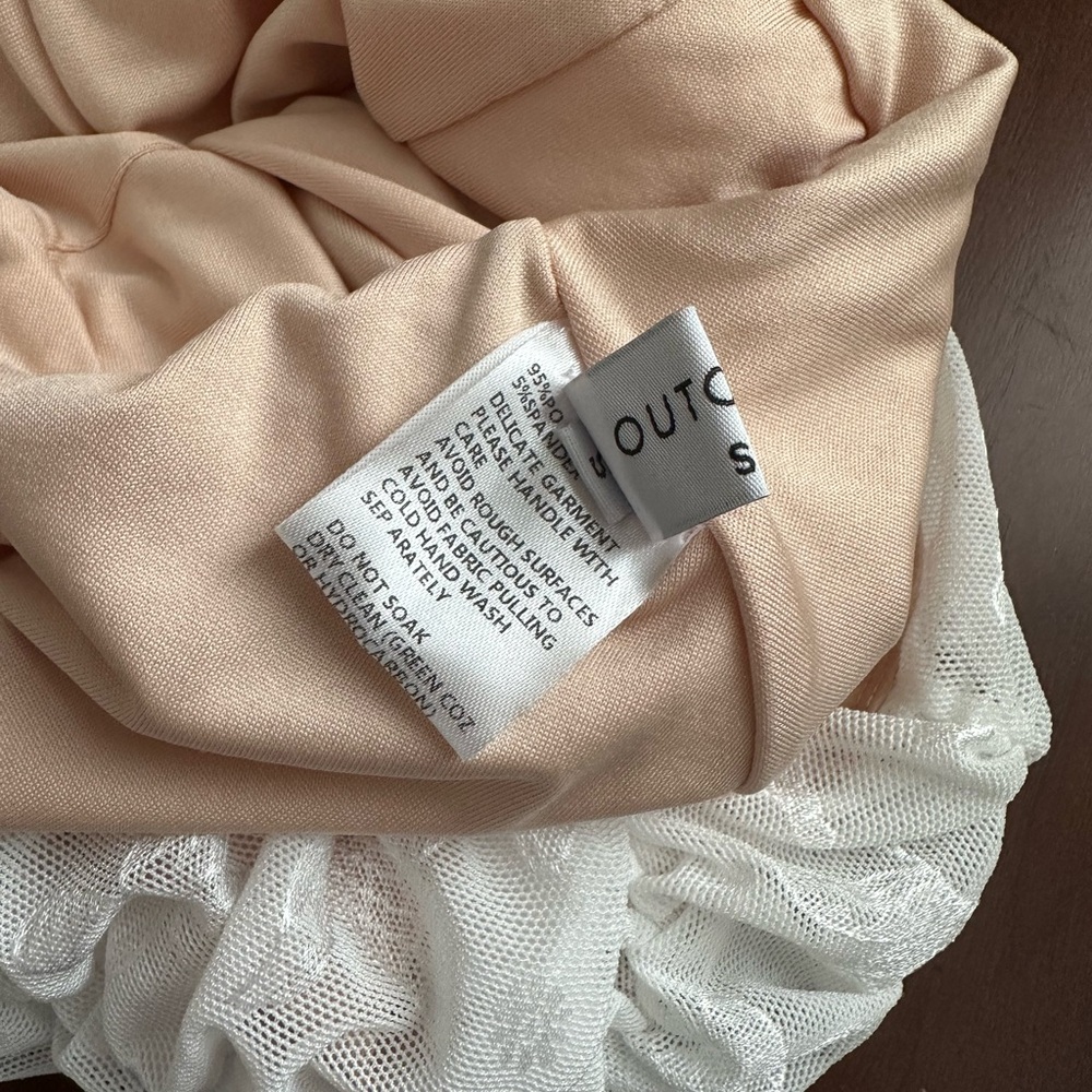 Outcast White Georgia Mini Skirt - Picture 5 of 6